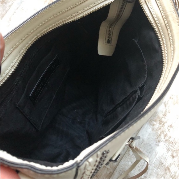 Rebecca Minkoff Winter White Crossbody Leather Bag - Picture 6 of 8